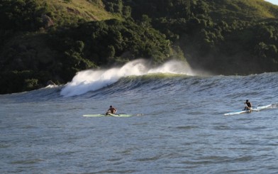 Um dia de fúria na Praia do Góes