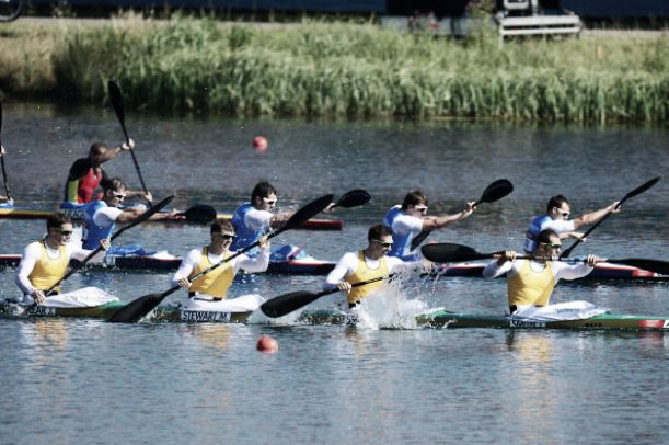 K4 e C2 femininos nas finais dos 500 metros de canoagem nos Jogos