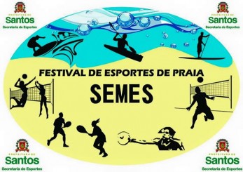 Prefeitura de Santos promove Festival Esportes de Praia neste sábado