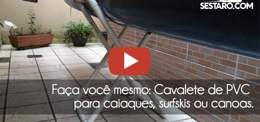 Faça você mesmo: Cavalete de PVC para caiaque, surfski ou canoa