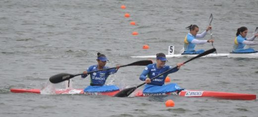 Ana Vergutz e Edileia Reis, no K2 500m Sênior